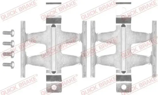 Zubehörsatz, Scheibenbremsbelag QUICK BRAKE 109-1687 Bild Zubehörsatz, Scheibenbremsbelag QUICK BRAKE 109-1687