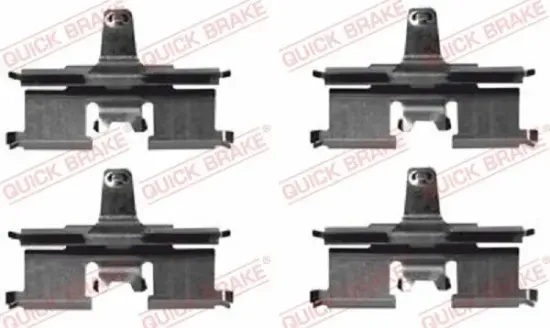 Zubehörsatz, Scheibenbremsbelag QUICK BRAKE 109-1692 Bild Zubehörsatz, Scheibenbremsbelag QUICK BRAKE 109-1692
