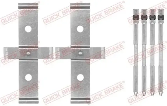 Zubehörsatz, Scheibenbremsbelag QUICK BRAKE 109-1694 Bild Zubehörsatz, Scheibenbremsbelag QUICK BRAKE 109-1694