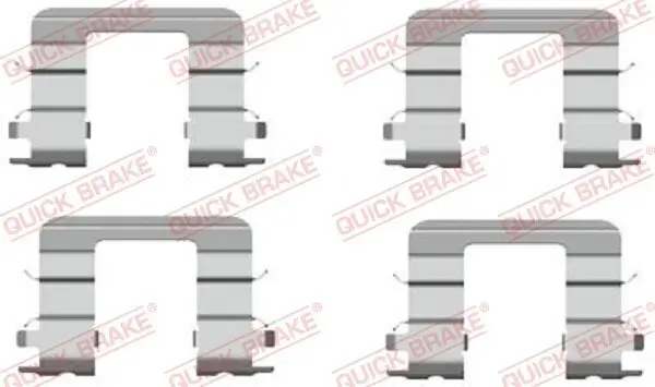 Zubehörsatz, Scheibenbremsbelag QUICK BRAKE 109-1696