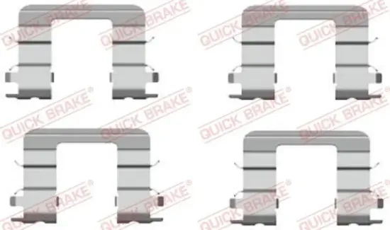 Zubehörsatz, Scheibenbremsbelag QUICK BRAKE 109-1696 Bild Zubehörsatz, Scheibenbremsbelag QUICK BRAKE 109-1696