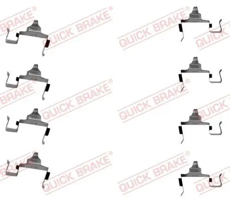 Zubehörsatz, Scheibenbremsbelag QUICK BRAKE 109-1697