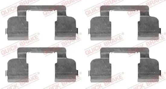 Zubehörsatz, Scheibenbremsbelag QUICK BRAKE 109-1698 Bild Zubehörsatz, Scheibenbremsbelag QUICK BRAKE 109-1698