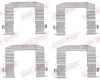 Zubehörsatz, Scheibenbremsbelag QUICK BRAKE 109-1708