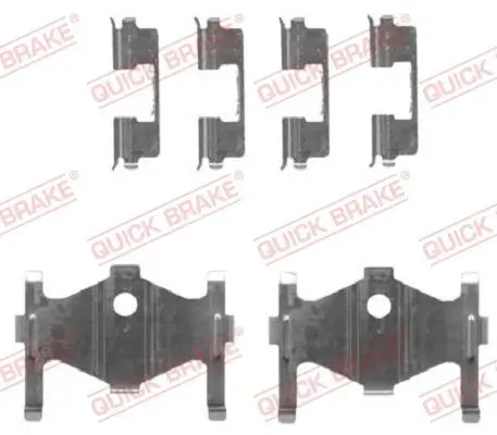 Zubehörsatz, Scheibenbremsbelag QUICK BRAKE 109-1710