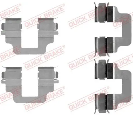 Zubehörsatz, Scheibenbremsbelag QUICK BRAKE 109-1712 Bild Zubehörsatz, Scheibenbremsbelag QUICK BRAKE 109-1712