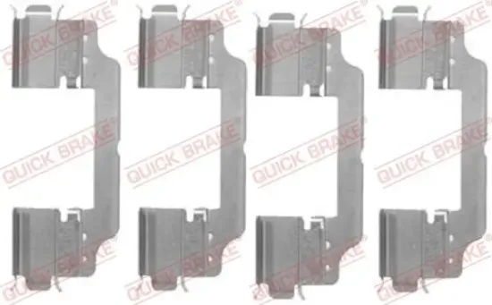 Zubehörsatz, Scheibenbremsbelag QUICK BRAKE 109-1716 Bild Zubehörsatz, Scheibenbremsbelag QUICK BRAKE 109-1716