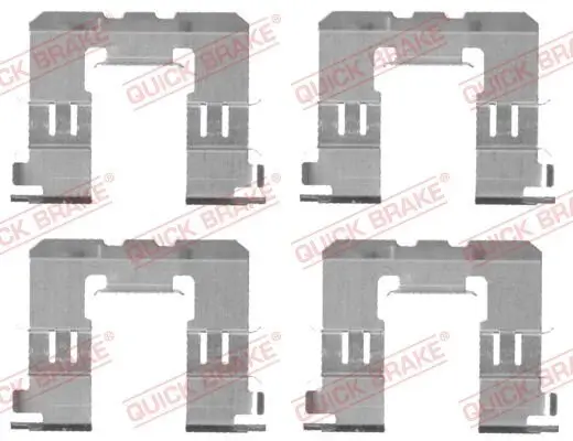 Zubehörsatz, Scheibenbremsbelag QUICK BRAKE 109-1721