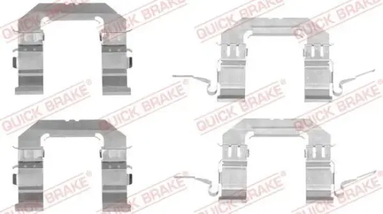 Zubehörsatz, Scheibenbremsbelag QUICK BRAKE 109-1722 Bild Zubehörsatz, Scheibenbremsbelag QUICK BRAKE 109-1722