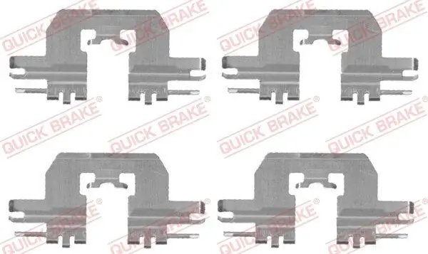 Zubehörsatz, Scheibenbremsbelag QUICK BRAKE 109-1724