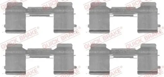 Zubehörsatz, Scheibenbremsbelag QUICK BRAKE 109-1726 Bild Zubehörsatz, Scheibenbremsbelag QUICK BRAKE 109-1726