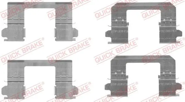 Zubehörsatz, Scheibenbremsbelag QUICK BRAKE 109-1736