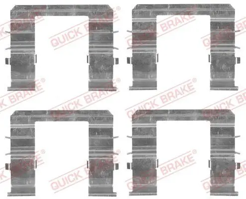 Zubehörsatz, Scheibenbremsbelag QUICK BRAKE 109-1744