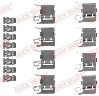 Zubehörsatz, Scheibenbremsbelag QUICK BRAKE 109-1748 Bild Zubehörsatz, Scheibenbremsbelag QUICK BRAKE 109-1748