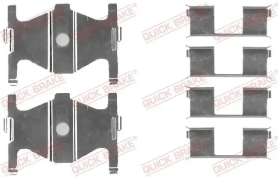 Zubehörsatz, Scheibenbremsbelag QUICK BRAKE 109-1754 Bild Zubehörsatz, Scheibenbremsbelag QUICK BRAKE 109-1754