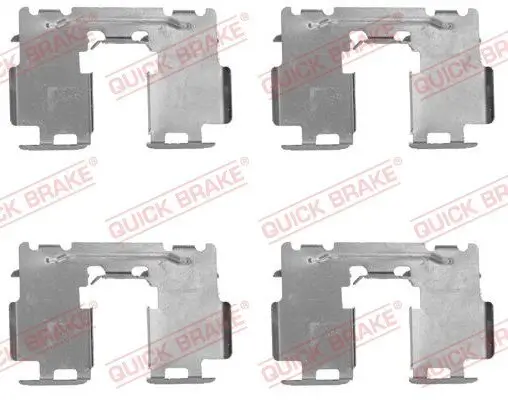 Zubehörsatz, Scheibenbremsbelag QUICK BRAKE 109-1760