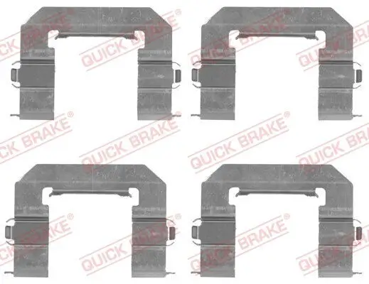 Zubehörsatz, Scheibenbremsbelag QUICK BRAKE 109-1761