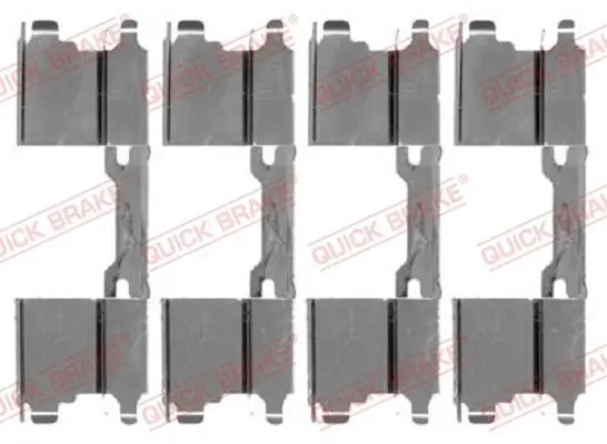 Zubehörsatz, Scheibenbremsbelag QUICK BRAKE 109-1762