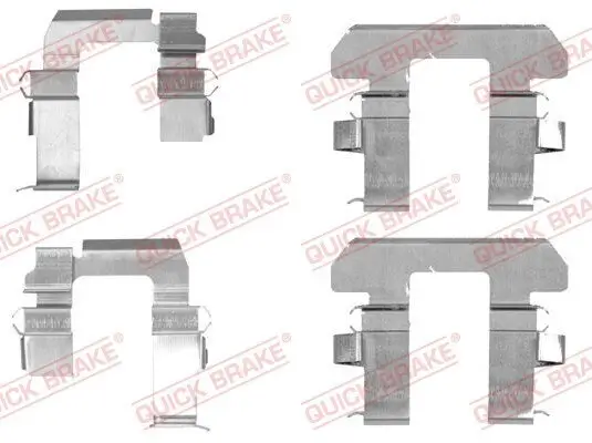 Zubehörsatz, Scheibenbremsbelag QUICK BRAKE 109-1763 Bild Zubehörsatz, Scheibenbremsbelag QUICK BRAKE 109-1763