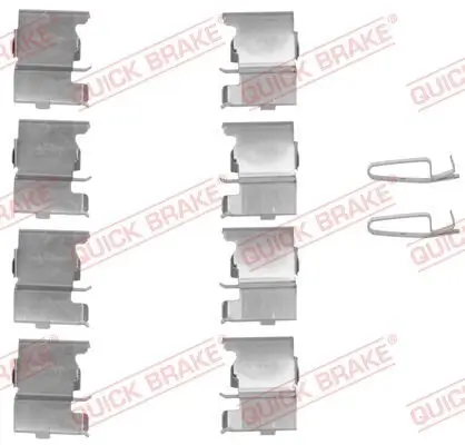 Zubehörsatz, Scheibenbremsbelag QUICK BRAKE 109-1775 Bild Zubehörsatz, Scheibenbremsbelag QUICK BRAKE 109-1775