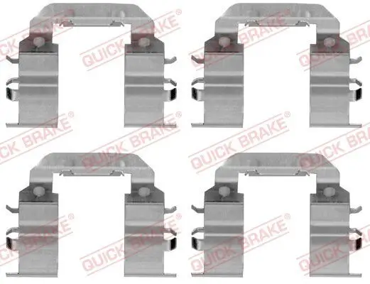 Zubehörsatz, Scheibenbremsbelag QUICK BRAKE 109-1782 Bild Zubehörsatz, Scheibenbremsbelag QUICK BRAKE 109-1782