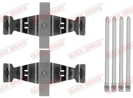 Zubehörsatz, Scheibenbremsbelag QUICK BRAKE 109-1786 Bild Zubehörsatz, Scheibenbremsbelag QUICK BRAKE 109-1786