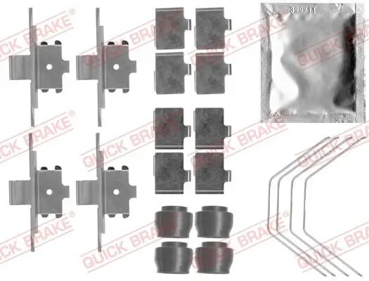 Zubehörsatz, Scheibenbremsbelag QUICK BRAKE 109-1791 Bild Zubehörsatz, Scheibenbremsbelag QUICK BRAKE 109-1791