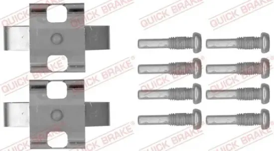 Zubehörsatz, Scheibenbremsbelag QUICK BRAKE 109-1802 Bild Zubehörsatz, Scheibenbremsbelag QUICK BRAKE 109-1802