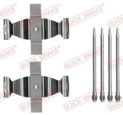 Zubehörsatz, Scheibenbremsbelag QUICK BRAKE 109-1803 Bild Zubehörsatz, Scheibenbremsbelag QUICK BRAKE 109-1803