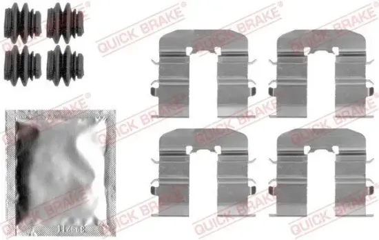 Zubehörsatz, Scheibenbremsbelag QUICK BRAKE 109-1814 Bild Zubehörsatz, Scheibenbremsbelag QUICK BRAKE 109-1814