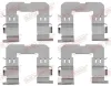 Zubehörsatz, Scheibenbremsbelag Hinterachse QUICK BRAKE 109-1816
