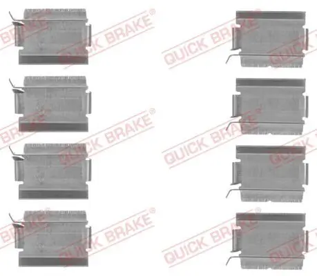 Zubehörsatz, Scheibenbremsbelag QUICK BRAKE 109-1820