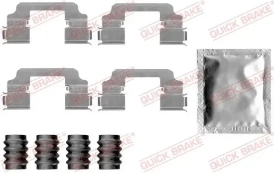 Zubehörsatz, Scheibenbremsbelag QUICK BRAKE 109-1826 Bild Zubehörsatz, Scheibenbremsbelag QUICK BRAKE 109-1826