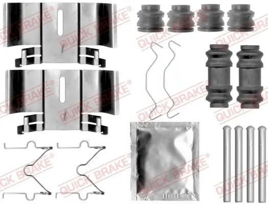 Zubehörsatz, Scheibenbremsbelag QUICK BRAKE 109-1836 Bild Zubehörsatz, Scheibenbremsbelag QUICK BRAKE 109-1836