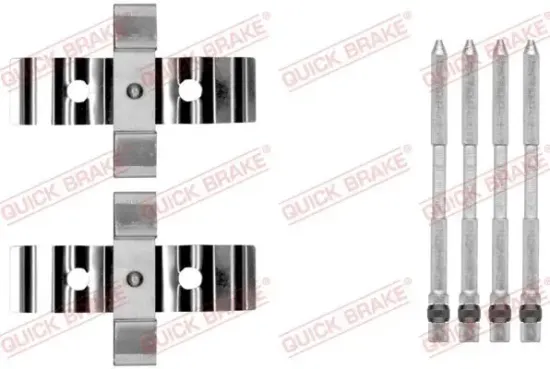 Zubehörsatz, Scheibenbremsbelag QUICK BRAKE 109-1848 Bild Zubehörsatz, Scheibenbremsbelag QUICK BRAKE 109-1848