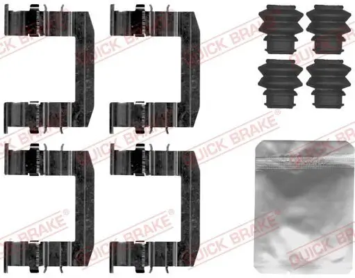 Zubehörsatz, Scheibenbremsbelag QUICK BRAKE 109-1872 Bild Zubehörsatz, Scheibenbremsbelag QUICK BRAKE 109-1872