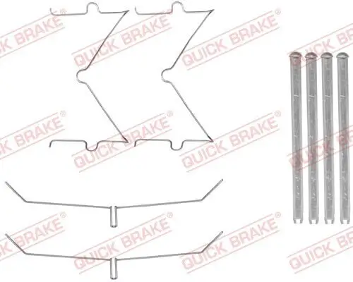 Zubehörsatz, Scheibenbremsbelag QUICK BRAKE 109-1885 Bild Zubehörsatz, Scheibenbremsbelag QUICK BRAKE 109-1885