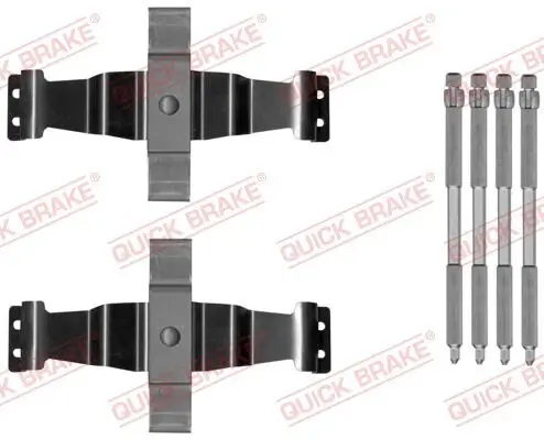 Zubehörsatz, Scheibenbremsbelag QUICK BRAKE 109-1886 Bild Zubehörsatz, Scheibenbremsbelag QUICK BRAKE 109-1886