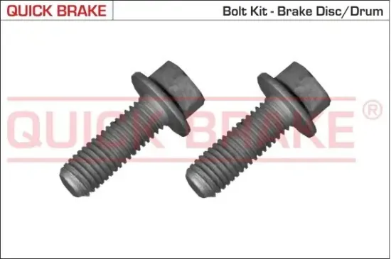 Schraubensatz, Bremsscheibe QUICK BRAKE 11558XK Bild Schraubensatz, Bremsscheibe QUICK BRAKE 11558XK