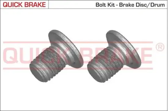 Schraubensatz, Bremsscheibe QUICK BRAKE 11661K Bild Schraubensatz, Bremsscheibe QUICK BRAKE 11661K