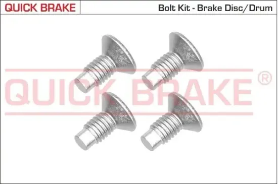 Schraubensatz, Bremsscheibe QUICK BRAKE 11663K Bild Schraubensatz, Bremsscheibe QUICK BRAKE 11663K