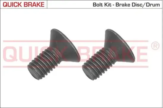 Schraubensatz, Bremsscheibe QUICK BRAKE 11665K Bild Schraubensatz, Bremsscheibe QUICK BRAKE 11665K