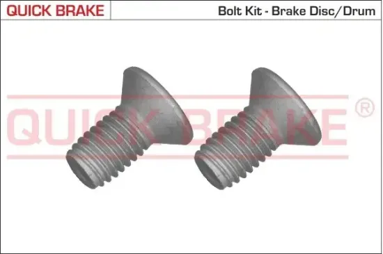 Schraubensatz, Bremsscheibe QUICK BRAKE 11670K Bild Schraubensatz, Bremsscheibe QUICK BRAKE 11670K