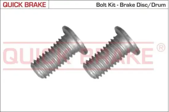 Schraubensatz, Bremsscheibe QUICK BRAKE 11672K Bild Schraubensatz, Bremsscheibe QUICK BRAKE 11672K