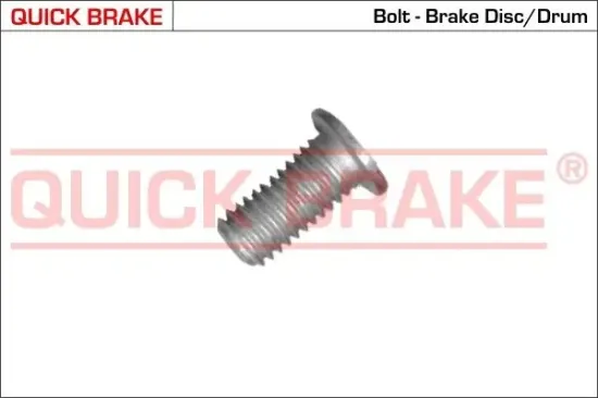 Schraube, Bremsscheibe QUICK BRAKE 11672 Bild Schraube, Bremsscheibe QUICK BRAKE 11672