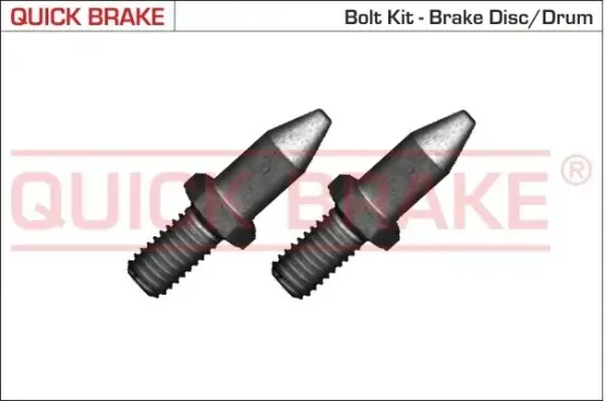 Schraubensatz, Bremsscheibe QUICK BRAKE 11674K Bild Schraubensatz, Bremsscheibe QUICK BRAKE 11674K