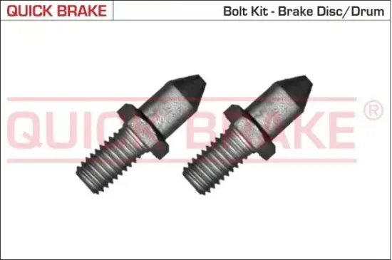 Schraubensatz, Bremsscheibe QUICK BRAKE 11678K Bild Schraubensatz, Bremsscheibe QUICK BRAKE 11678K