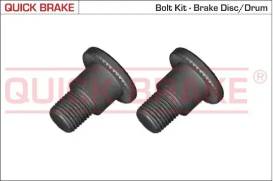 Schraubensatz, Bremsscheibe QUICK BRAKE 11679K Bild Schraubensatz, Bremsscheibe QUICK BRAKE 11679K