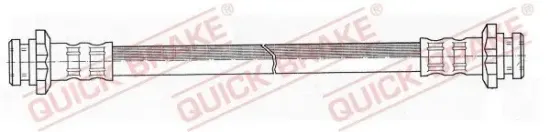 Bremsschlauch Hinterachse links Hinterachse rechts QUICK BRAKE 22.038 Bild Bremsschlauch Hinterachse links Hinterachse rechts QUICK BRAKE 22.038