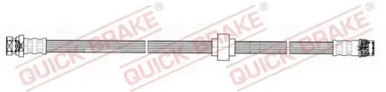 Bremsschlauch Hinterachse links innen QUICK BRAKE 22.109 Bild Bremsschlauch Hinterachse links innen QUICK BRAKE 22.109